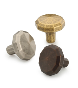 Octagonal Cabinet Knob