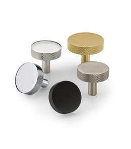 Disc Knurled Cabinet Knob