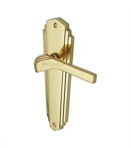 Waldorf Door Handle on Plate