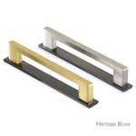 Metro Cabinet Pull Handle with Plate