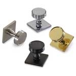 Venetian Cabinet Knob with Square Backplate