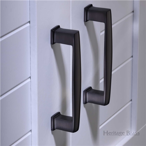 Vintage Cabinet Pull Handle in Matt Bronze