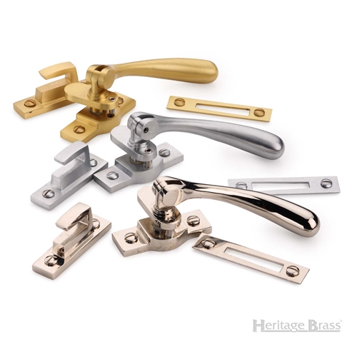 Lockable Casement Window Fastener Ball Design  in Matt Bronze