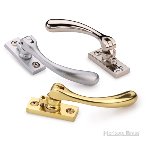 Lockable Right-Handed Espagnolette Handle Ball Design in Polished Chrome