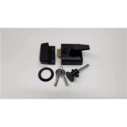 40mm Standard Nightlatch NL3040 in Matt  Black