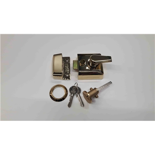 40mm Standard Nightlatch NL3040 in Polished Brass