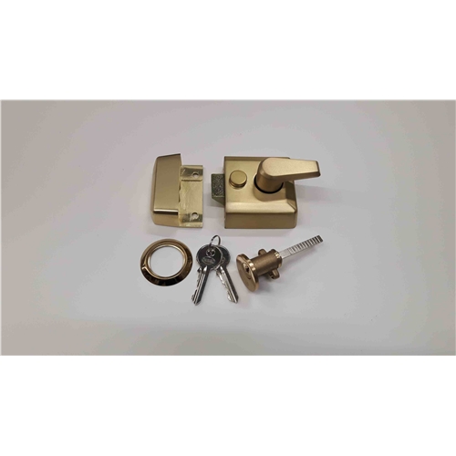 40mm Standard Nightlatch NL3040 in Satin Brass