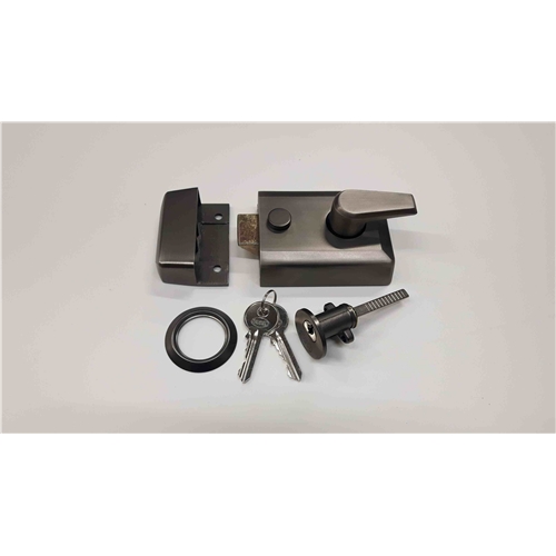 60mm Standard Nightlatch NL3060 in Matt Bronze