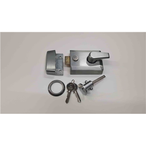 60mm Standard Nightlatch NL3060 in Satin Chrome