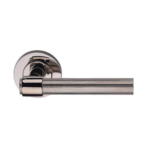 Heritage Brass Linear Fountain Lever on Rose in Polished Nickel Finish