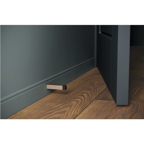 Square Wall Mounted Door Stop in Matt Bronze