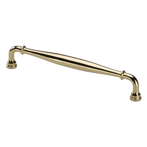 Henley Traditional Door Pull in Polished Brass