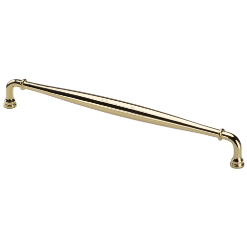 Henley Traditional Door Pull in Polished Brass