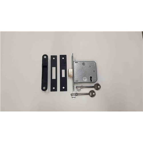 3" Deadlock 3 Lever in Matt  Black