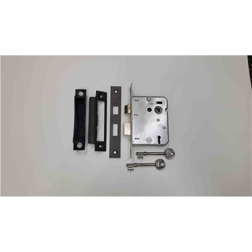 York 3 Lever Sash Lock 3" in Matt Bronze