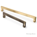 Apollo Door Pull Handle in Satin Brass