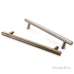 Bar Door Pull Handle in Matt Bronze