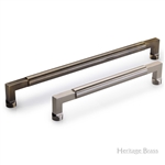 Bauhaus Door Pull Handle in Matt Bronze