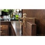 Heritage Brass Counter Flap Catch in Satin Chrome