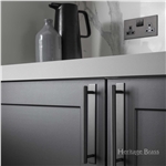 Knurled Cabinet Pull Handle with Plate in Polished Chrome