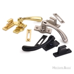 Lockable Casement Window Fastener Ball Design  in Matt Bronze