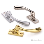 Lockable Right-Handed Espagnolette Handle Ball Design in Polished Chrome