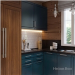 Metro Door Pull Handle in Polished Brass