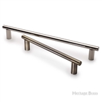 Round Bar Door Pull Handle - V2059 in Matt Bronze
