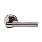 Heritage Brass Linear Fountain Lever on Rose in Polished Nickel Finish