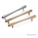 T-Bar Raindrop Cabinet Pull Handle in Polished Chrome