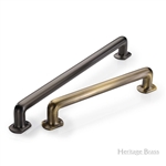 Traditional Large Pull Handle in Satin Brass