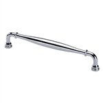 Henley Traditional Door Pull in Polished Chrome