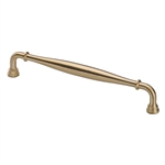 Henley Traditional Door Pull in Satin Brass