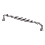 Henley Traditional Door Pull in Satin Nickel