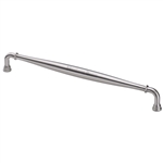 Henley Traditional Door Pull in Satin Nickel