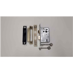 York 3 Lever Sash Lock 2 1/2" in Antique Brass