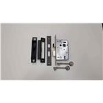 York 3 Lever Sash Lock 2 1/2" in Matt Bronze