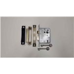 York 3 Lever Sash Lock 3" in Antique Brass
