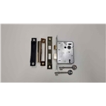 York 3 Lever Sash Lock 3" in Polished Brass