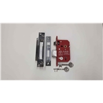 CE York British Standard 5 Lever Sashlock 2 1/2" in Polished Chrome / Polished Nickel