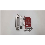CE York British Standard 5 Lever Sashlock 2 1/2" in Satin Chrome / Nickel Finish