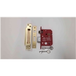 CE York British Standard 5 Lever Sashlock 3"  in Satin Brass