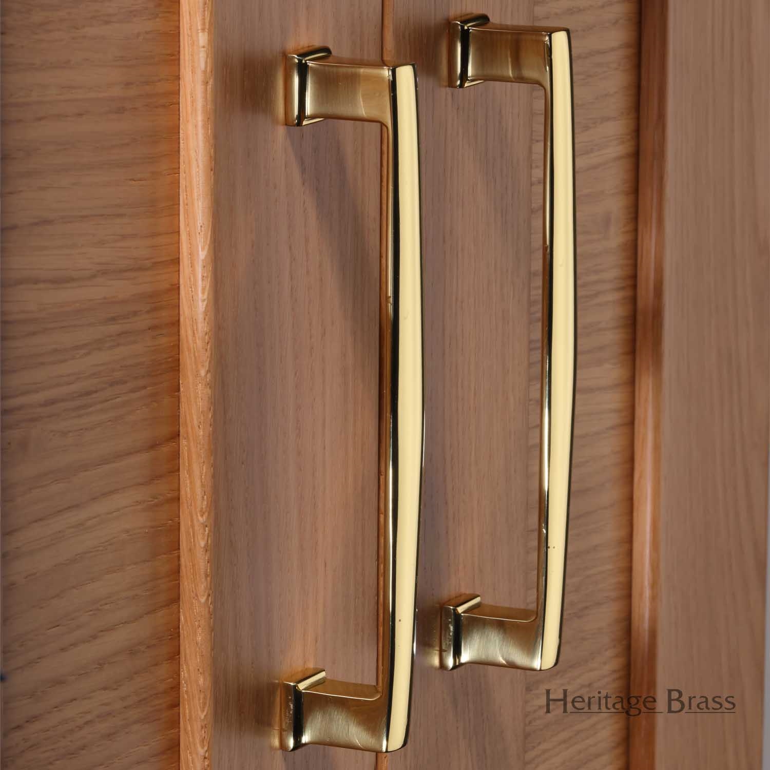 Heritage Brass Pull Vintage Design 203mm CTC Polished Brass Finish