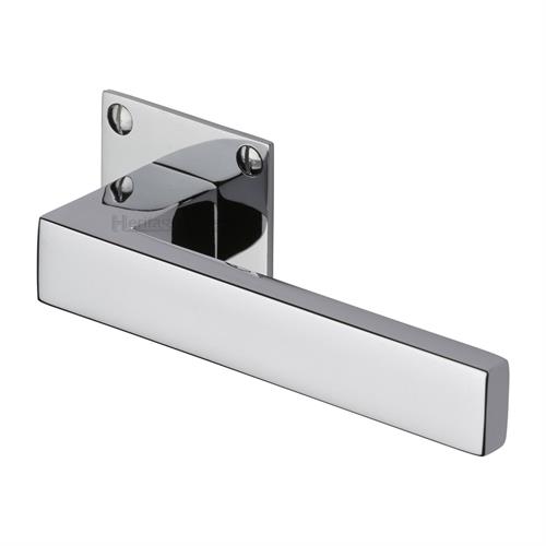 Delta BH Door Handle on Square Rose