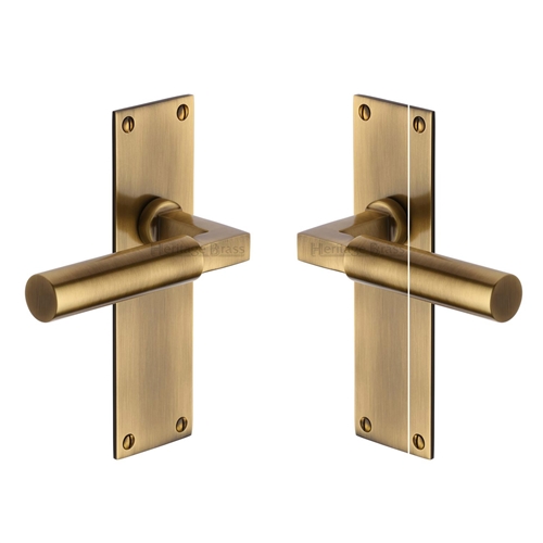 Bauhaus Door Handle on Plate