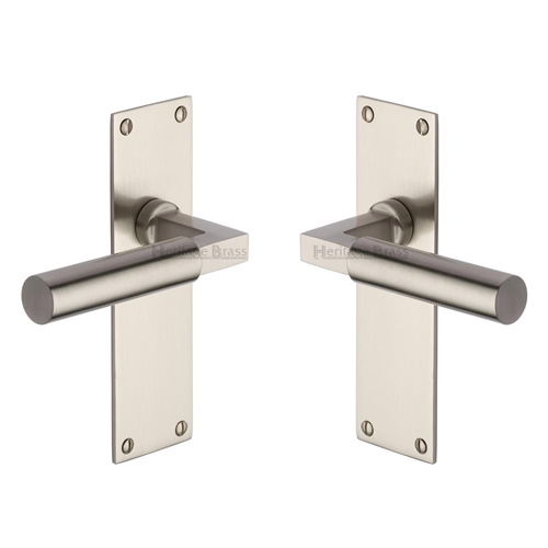 Bauhaus Door Handle on Plate