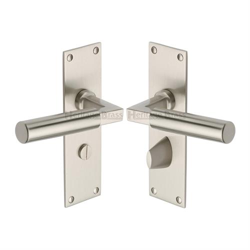 Bauhaus Door Handle on Plate