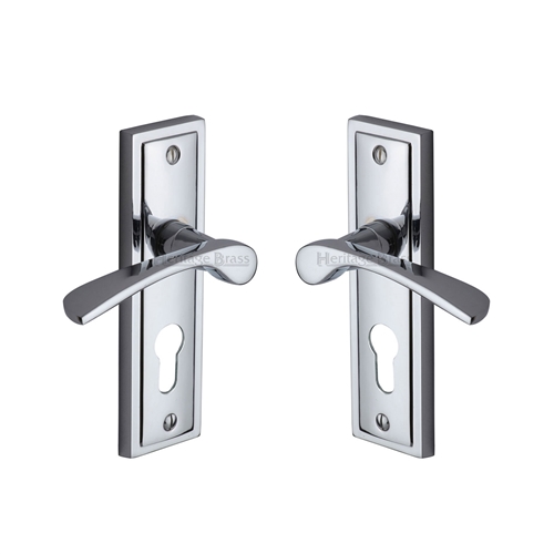 Boston Door Handle on Plate