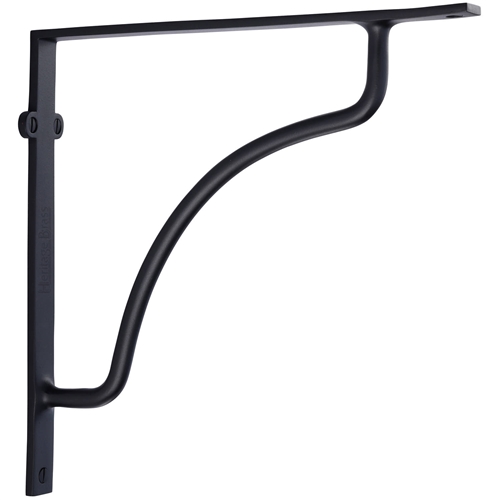 Heritage Brass Cable Shelf Bracket  in Matt Black