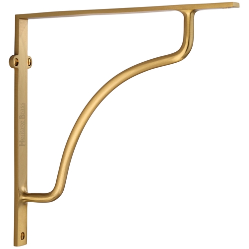 Heritage Brass Cable Shelf Bracket  in Satin Brass
